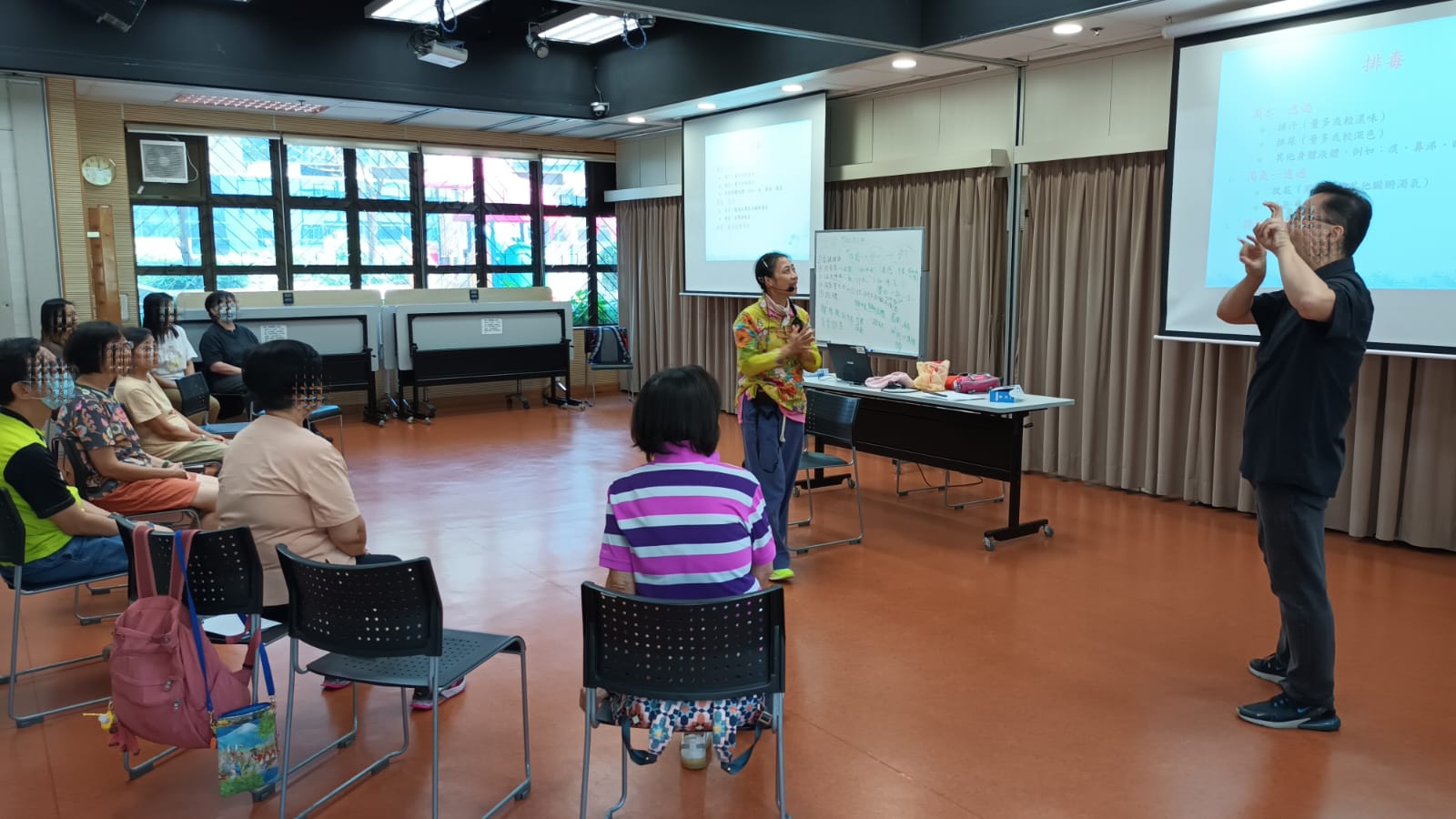 與香港聾人福利促進會合辦身心溝通工作坊 – 第四講之呼吸