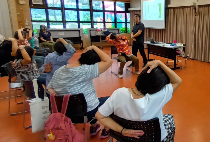 與香港聾人福利促進會合辦身心溝通工作坊 – 第三講之呼吸